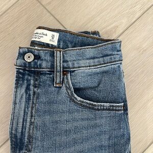 Abercrombie & Fitch Blue CURVE LOVE Denim Jeans